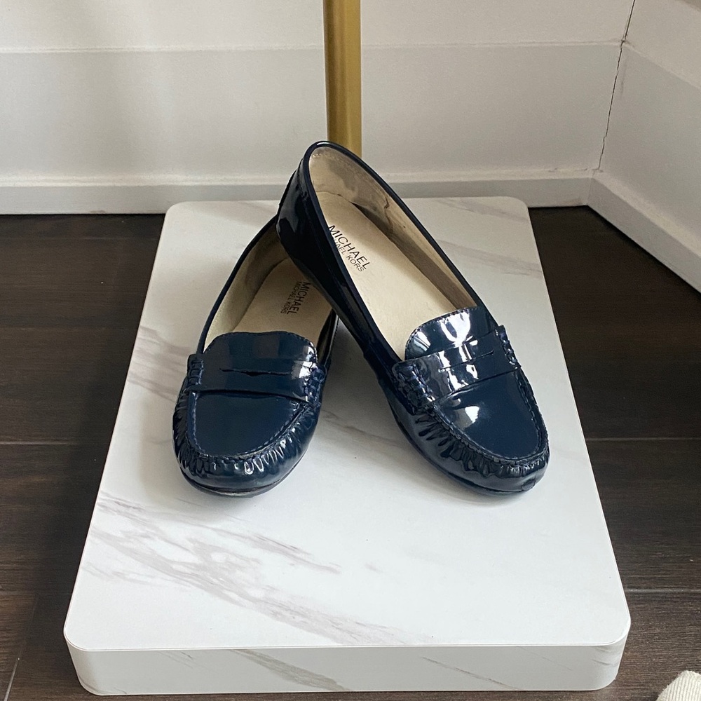 Michael Kors Patent Leather Driving Loafers